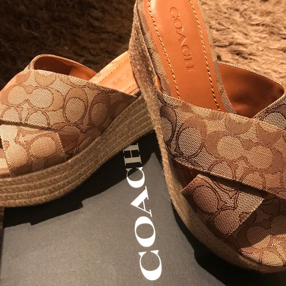 Coach wedges